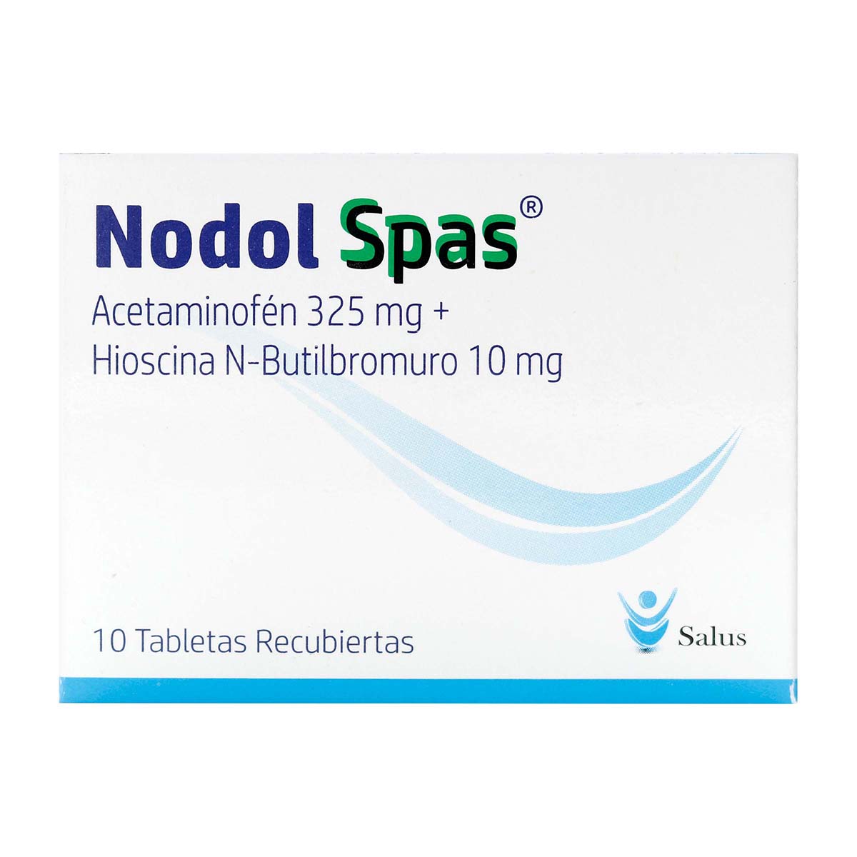 Nodol Spas Acetaminofén 325 mg Salus Pharma Caja x 10 Tbs