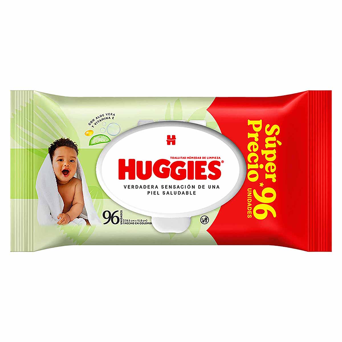 Toallitas Húmedas Huggies Limpieza Efectiva Paquete X 96 Uds Súper Precio.