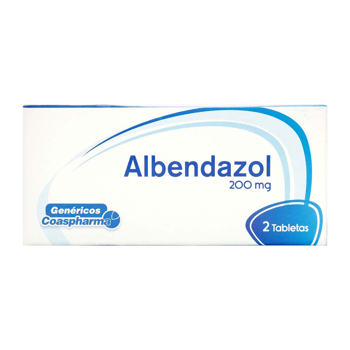 Albendazol 200 mg Coaspharma Caja x 2 Tabletas