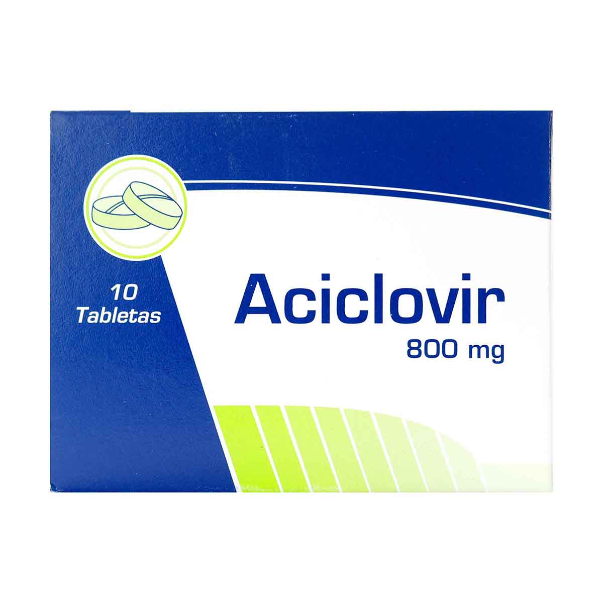 Aciclovir 800 mg Coaspharma Caja x 10 Tabletas