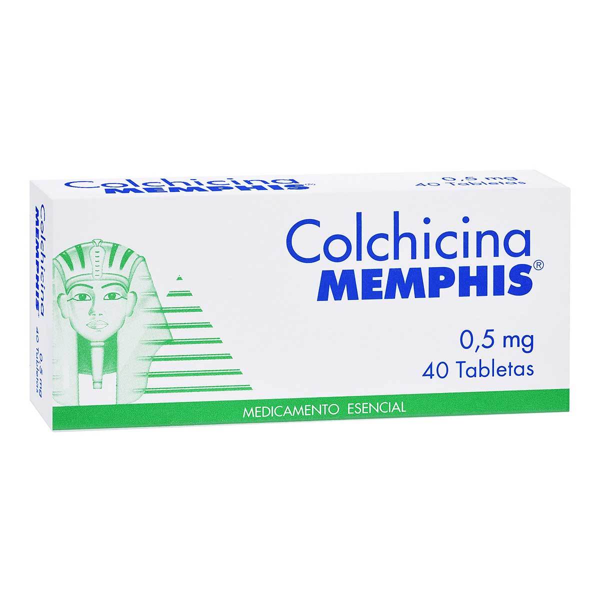 Colchicina 0,5 mg Memphis Caja x 40 Tabletas