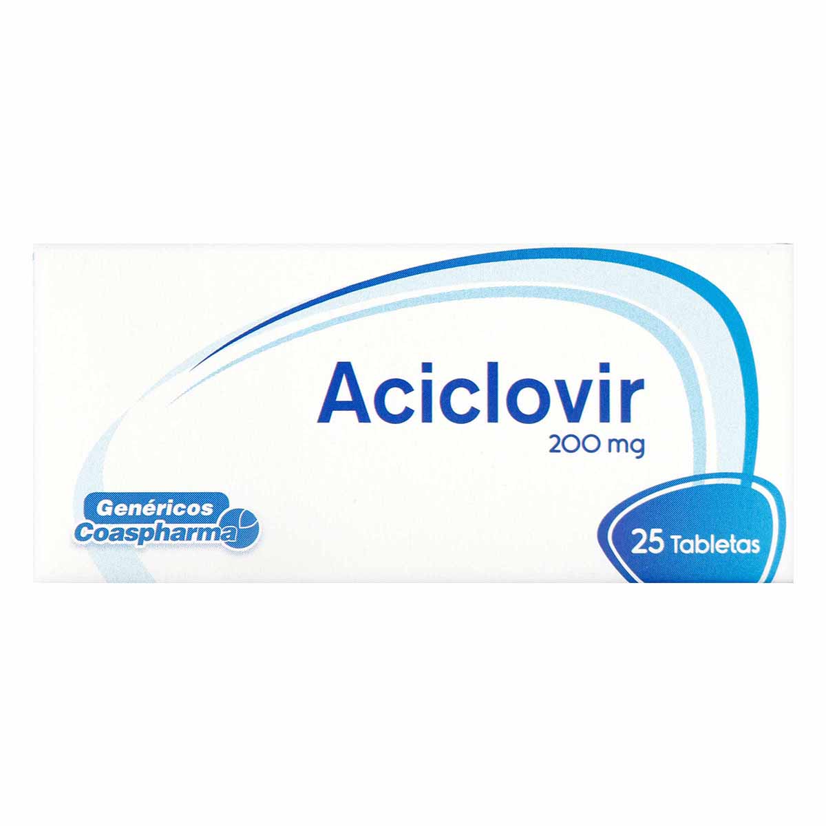 Aciclovir 200 mg Coaspharma Caja x 25 Tabletas