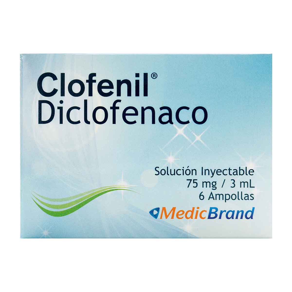 Clonefil 75 mg / 3 mL Coaspharma Caja x 6 Ampollas