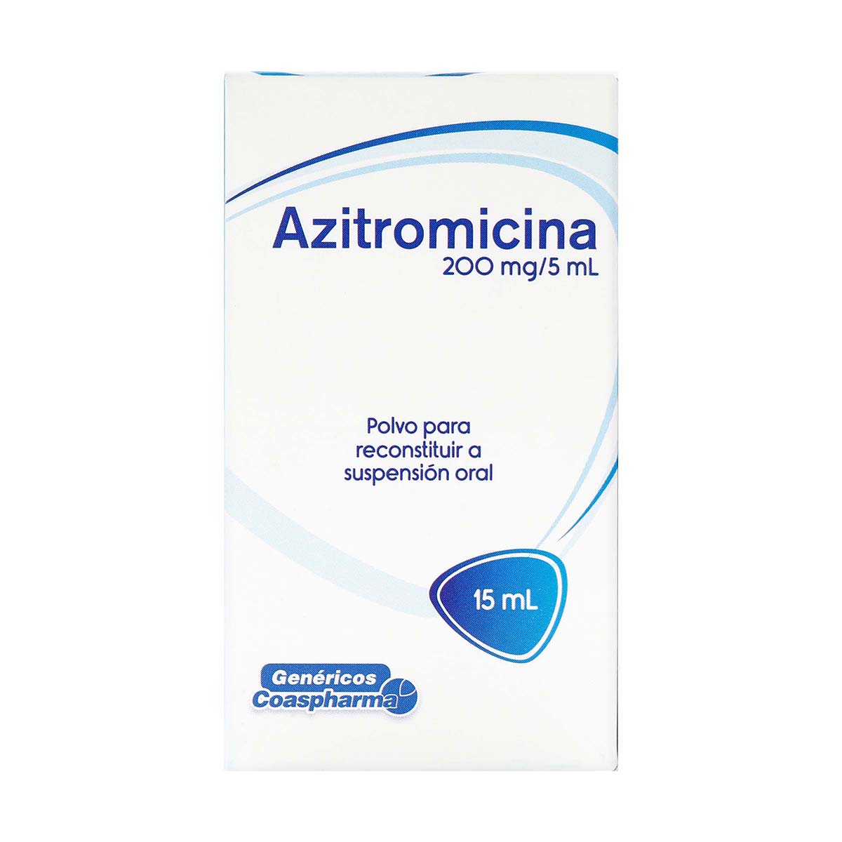 Azitromicina 200 mg / 5 mL Coaspharma Caja x 15 Mililitros