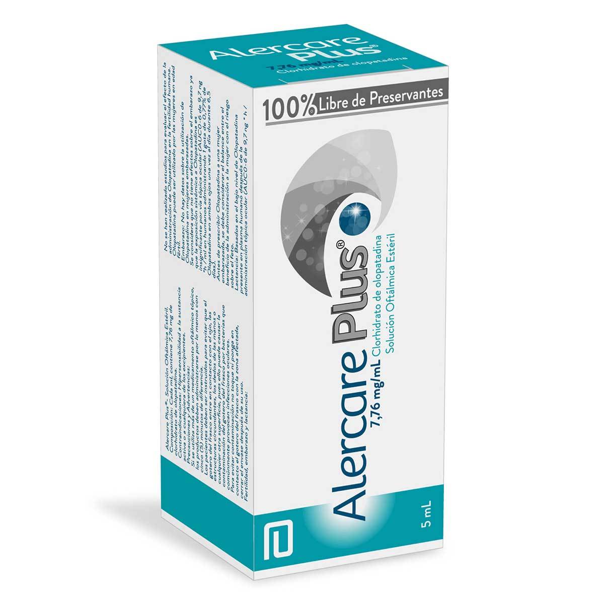 Solución Oftálmica Alercare Plus Abbott Caja x 5 Mililitros
