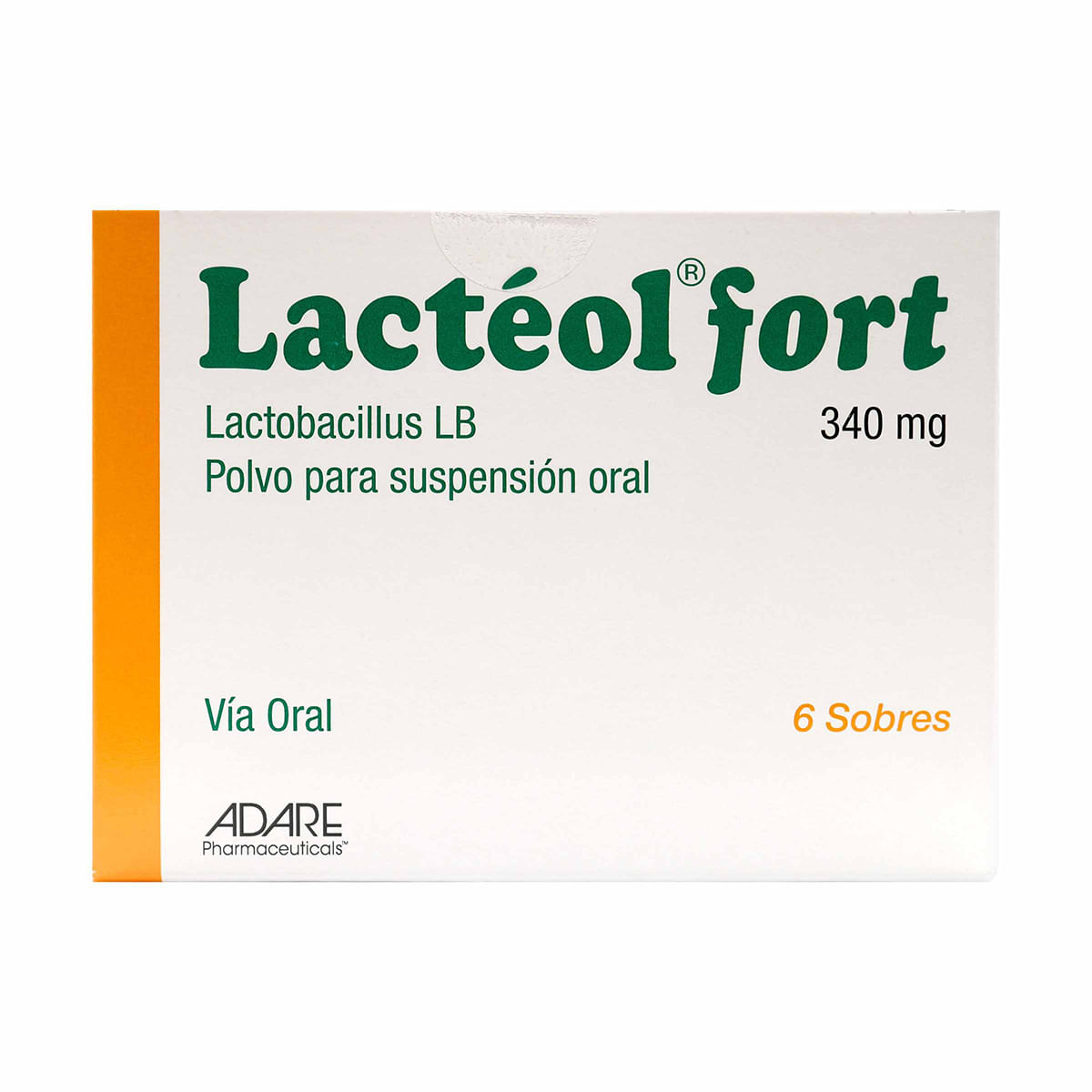 Polvo para Suspensión Oral Lactéol Fort 340 mg Aulen Pharma Caja x 6 uds
