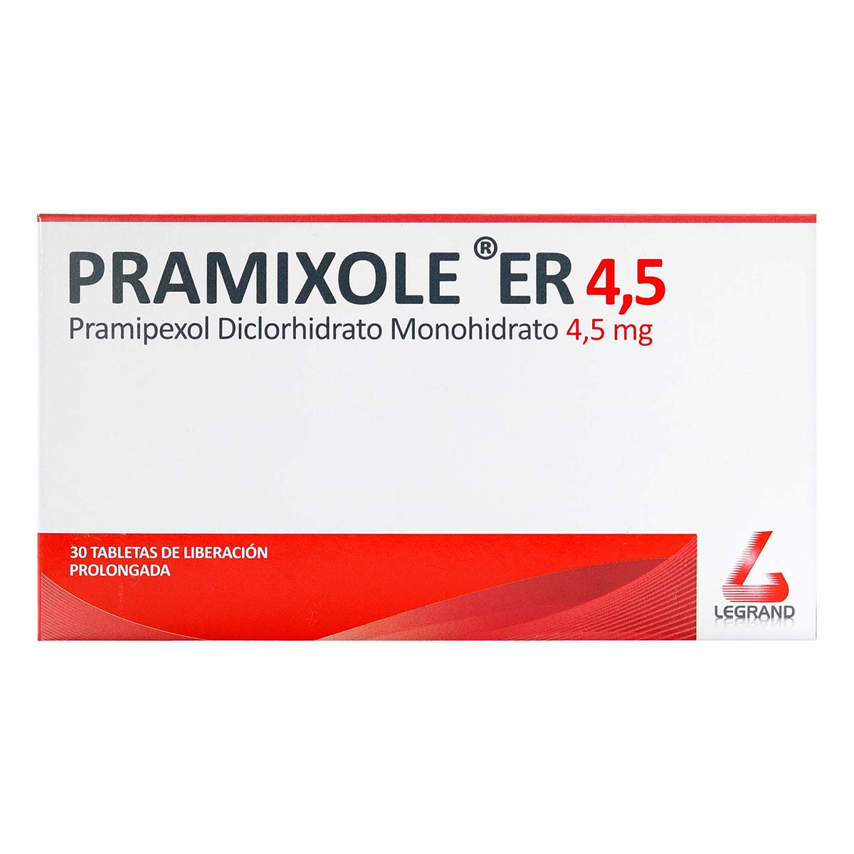 Pramixole ER 4,5 mg Legrand Caja x 30 Tabletas