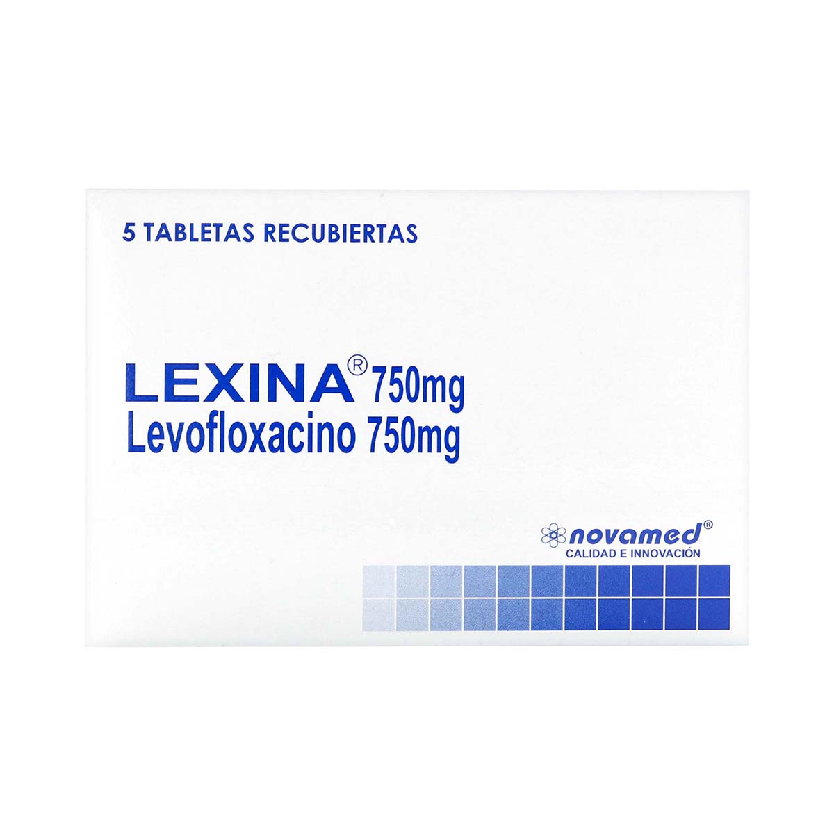 Lexina 750 mg Novamed Caja x 5 Tabletas Recubiertas