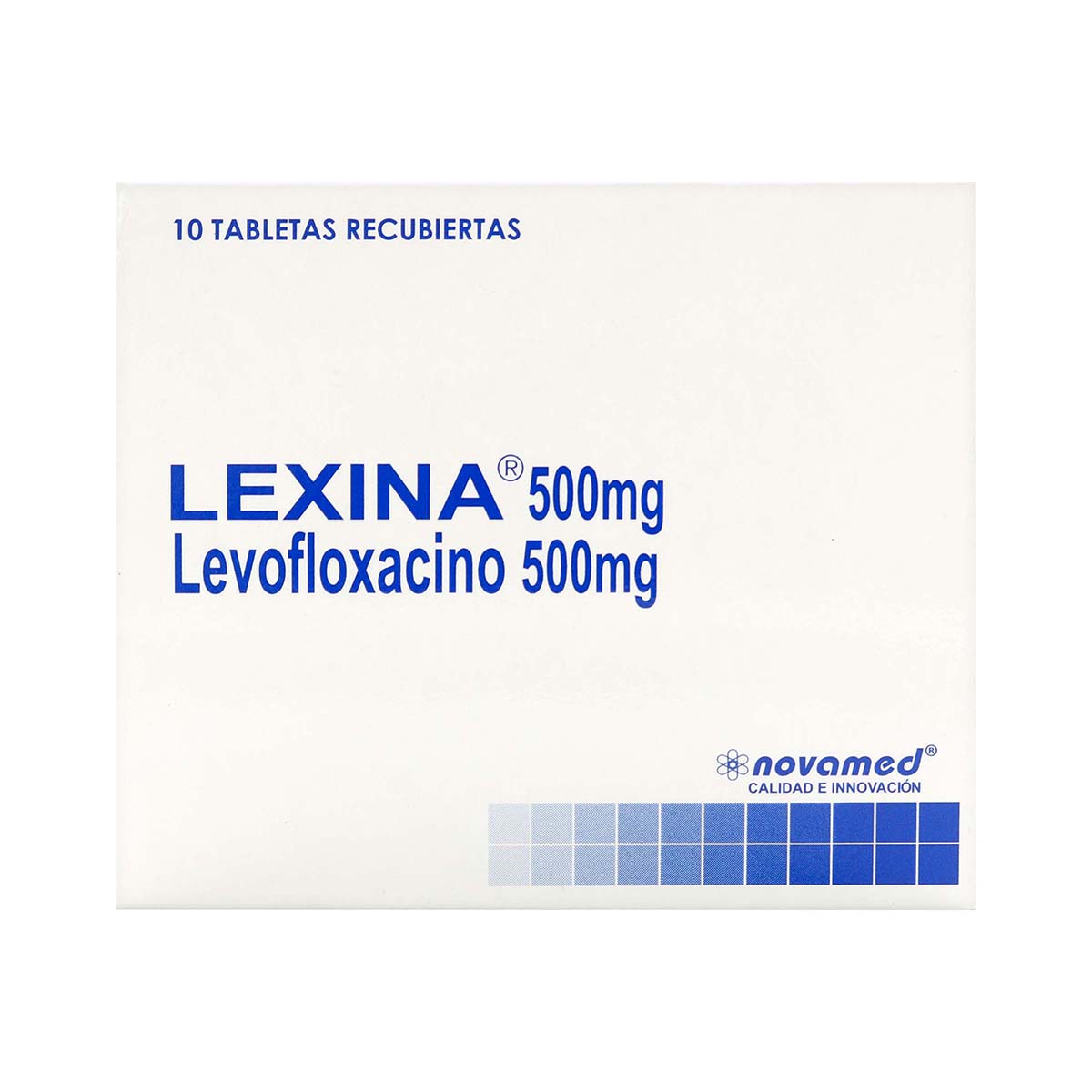 Lexina 500 mg Novamed Caja x 10 Tabletas Recubiertas