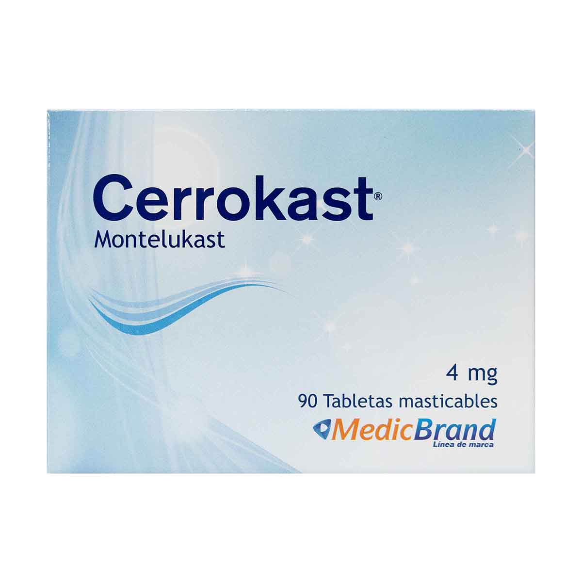 Cerrokast 4 mg Coaspharma Caja x 90 Tabletas