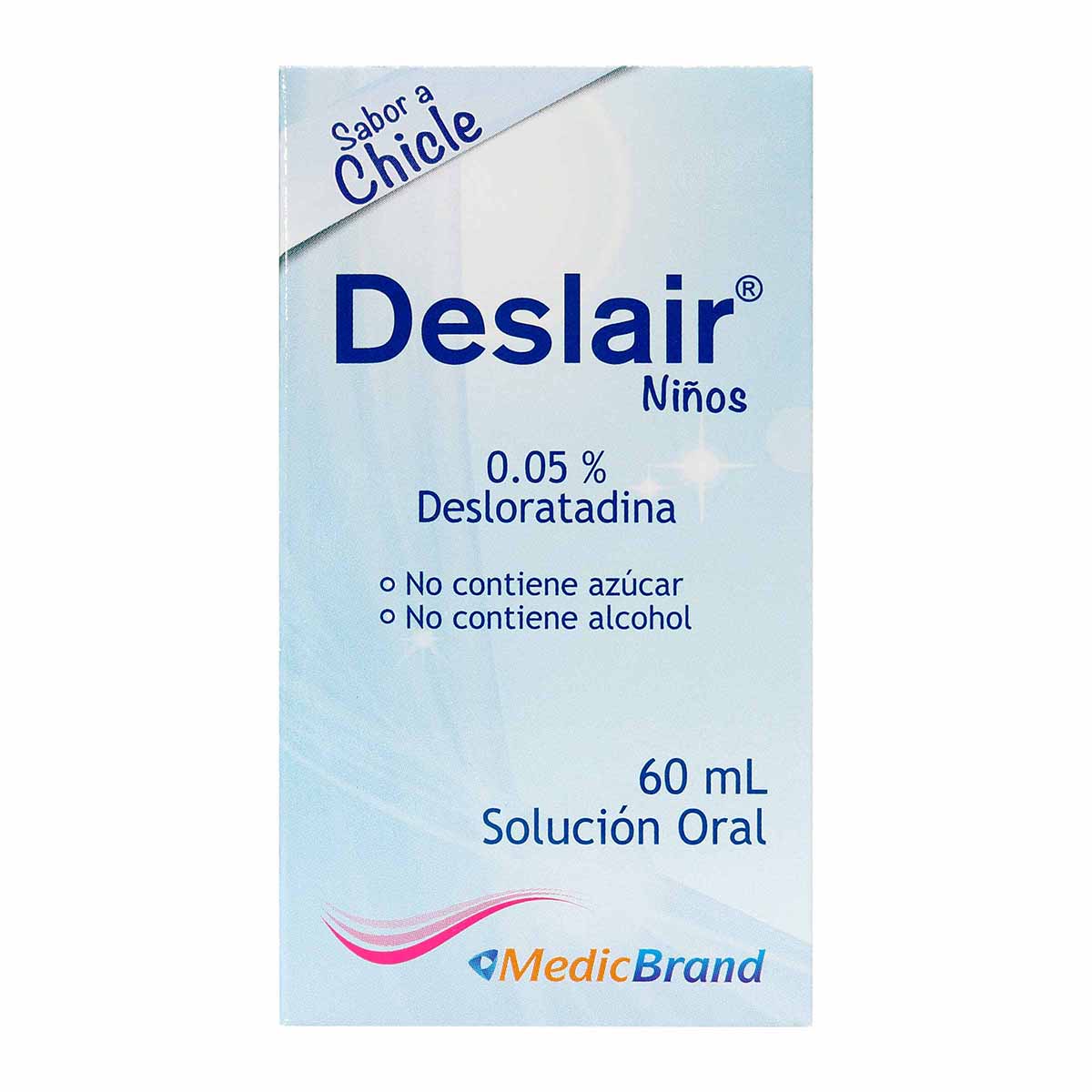 Deslair Niños Sabor a Chicle Coaspharma Caja x 60 Mililitros