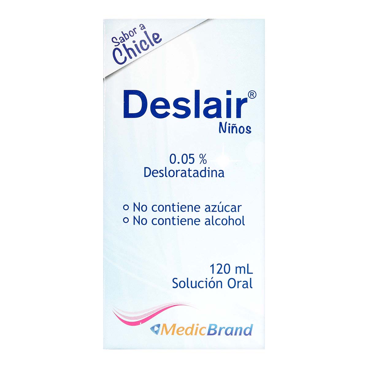 Deslair Niños Sabor a Chicle Coaspharma Caja x 120 Mililitros
