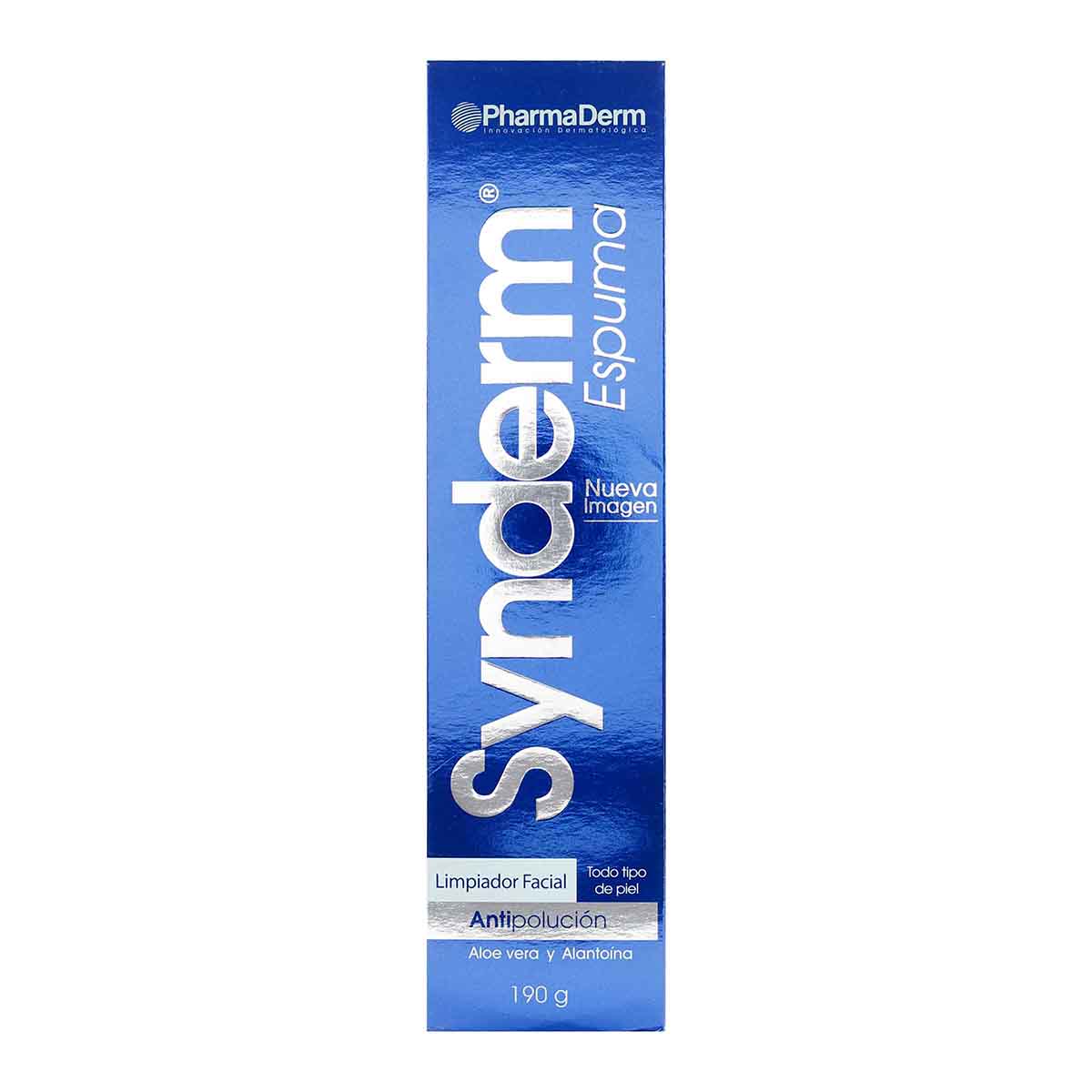 Limpiador Facial Antipolución Synderm Espuma Pharmaderm Frasco x 190 g