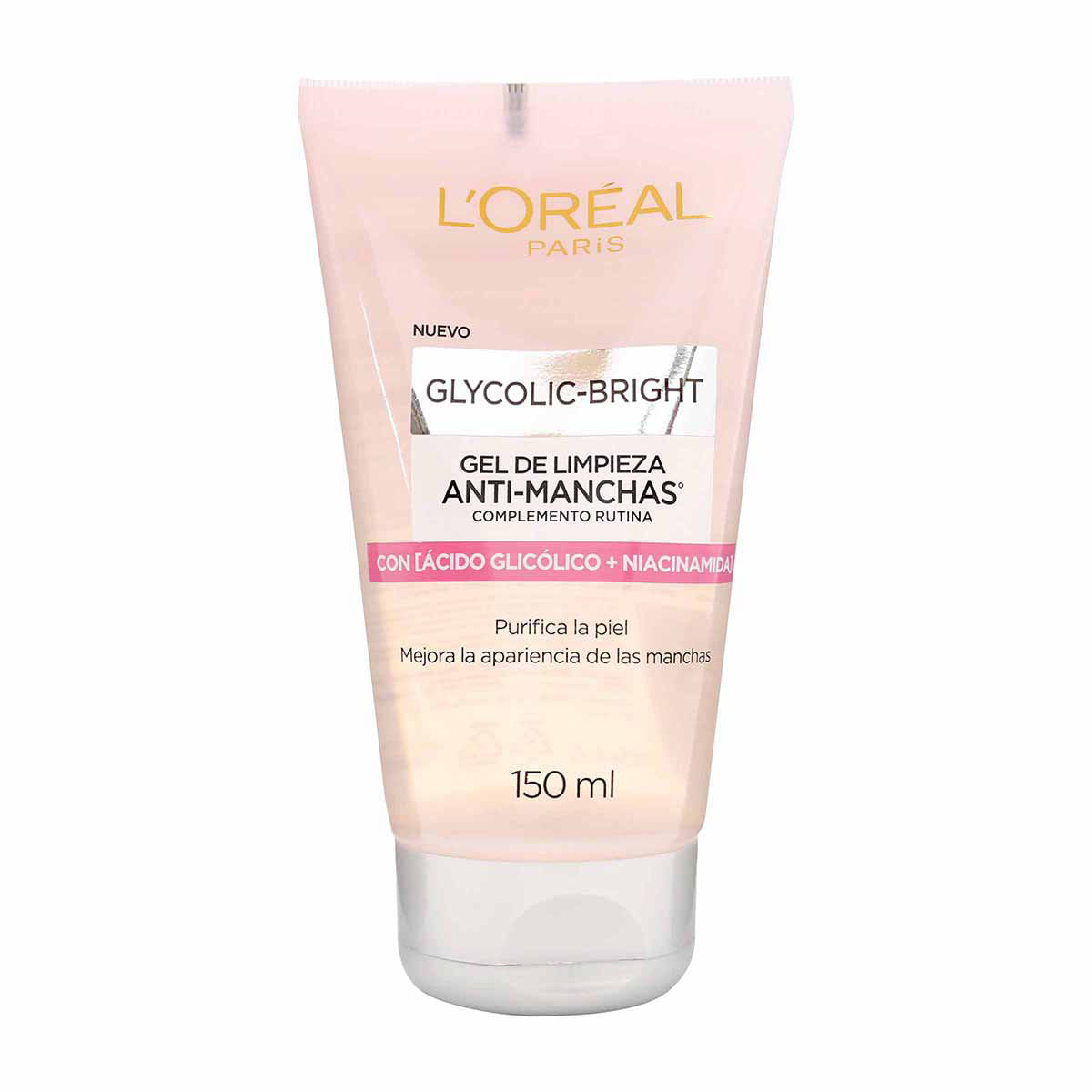 Gel de Limpieza Anti-Manchas Glycolic-Bright Loréal Paris Tubo x 150 mL