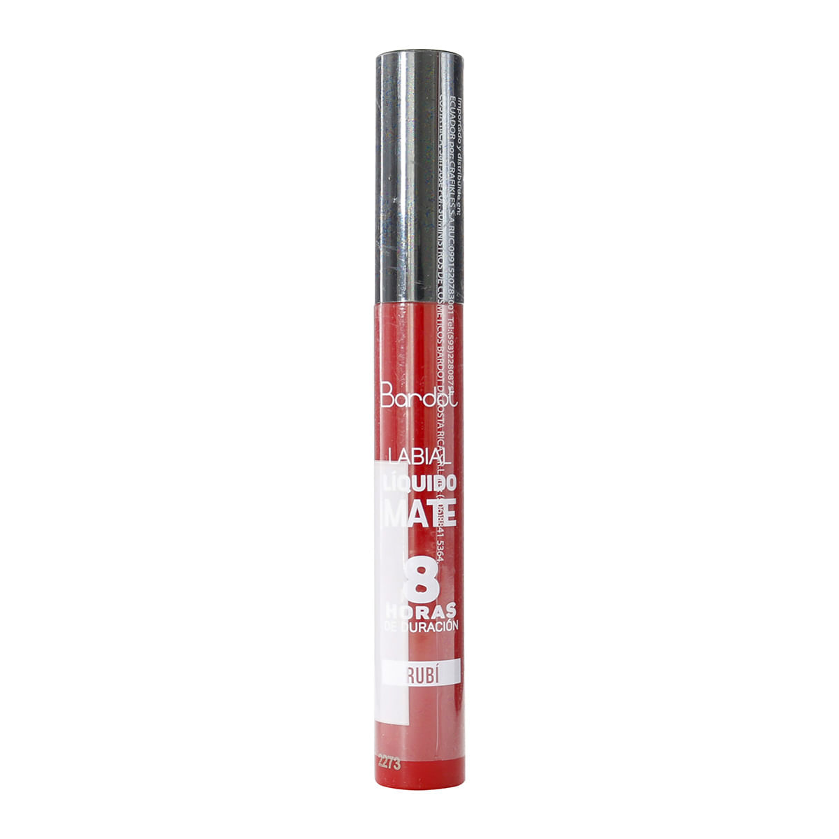 Labial Liquido Mate Rubí Bardot Frasco x 1 ud