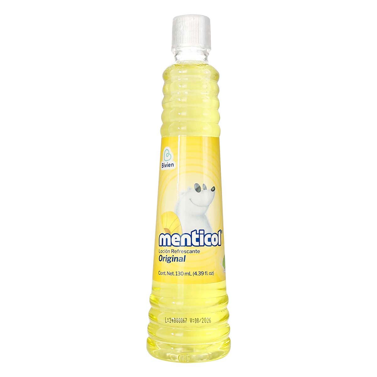 Loción Refrescante Menticol Original Bivien Frasco x 130 mL