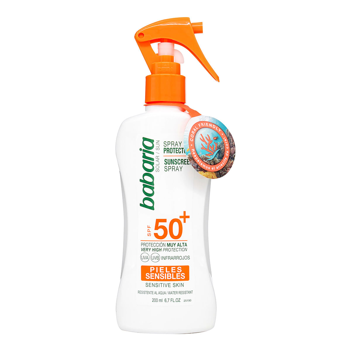 Protector Solar SPF 50+ Pieles Sensibles Babaria Frasco x 200 mL