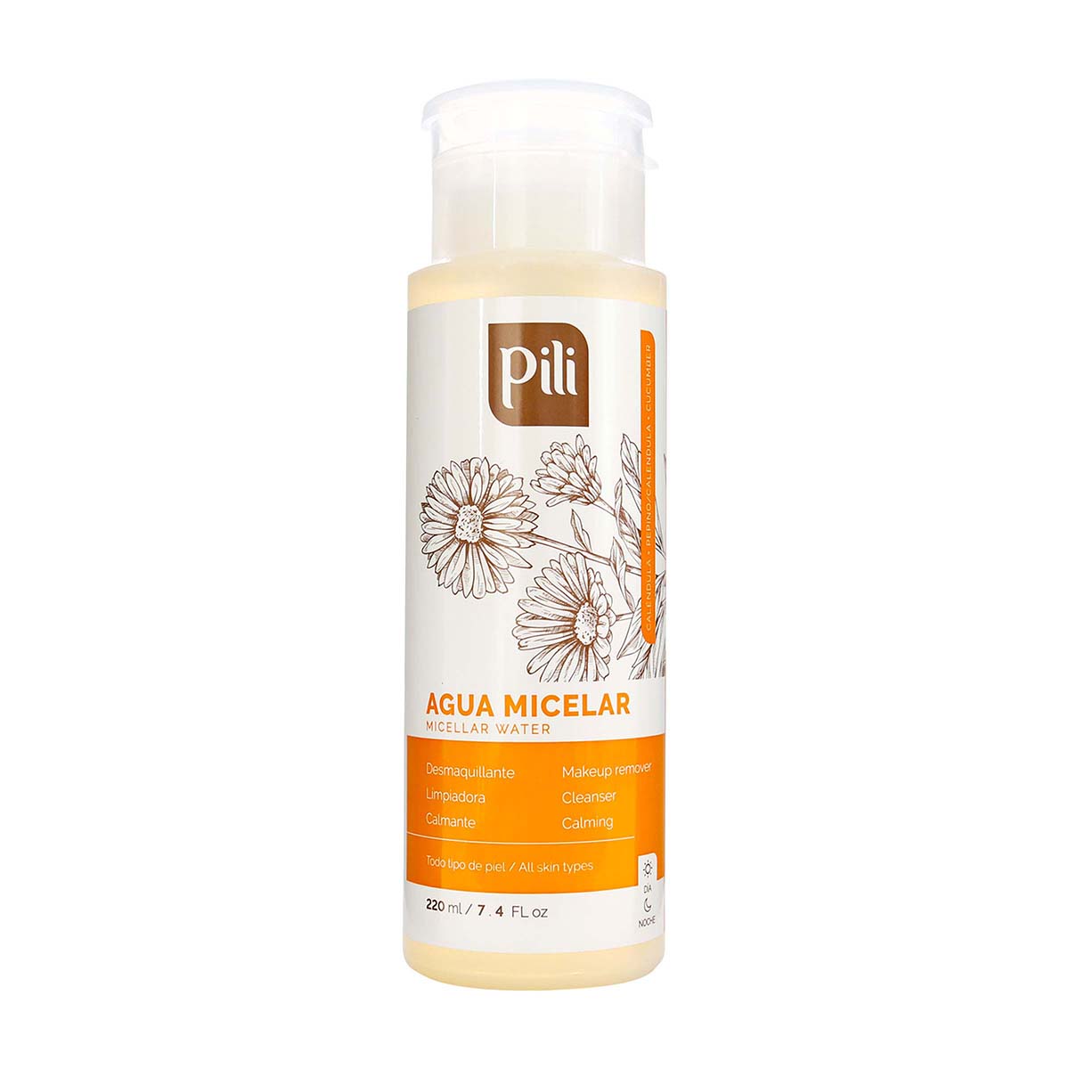 Agua Micelar Pili Frasco x 220 mL