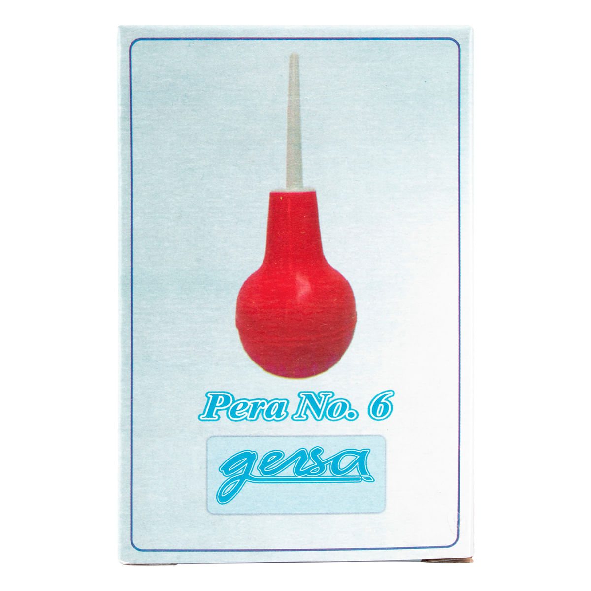 Pera No. 6 Rectal D Cristal Caja x 1 ud