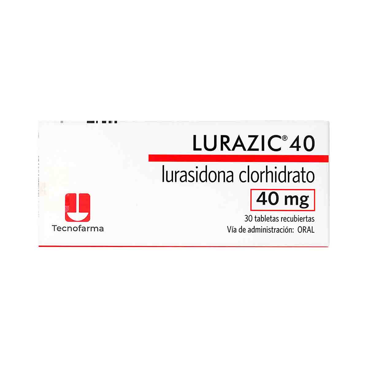 Lurazic 40 mg Tecnofarma Caja x 30 Tabletas Recubiertas