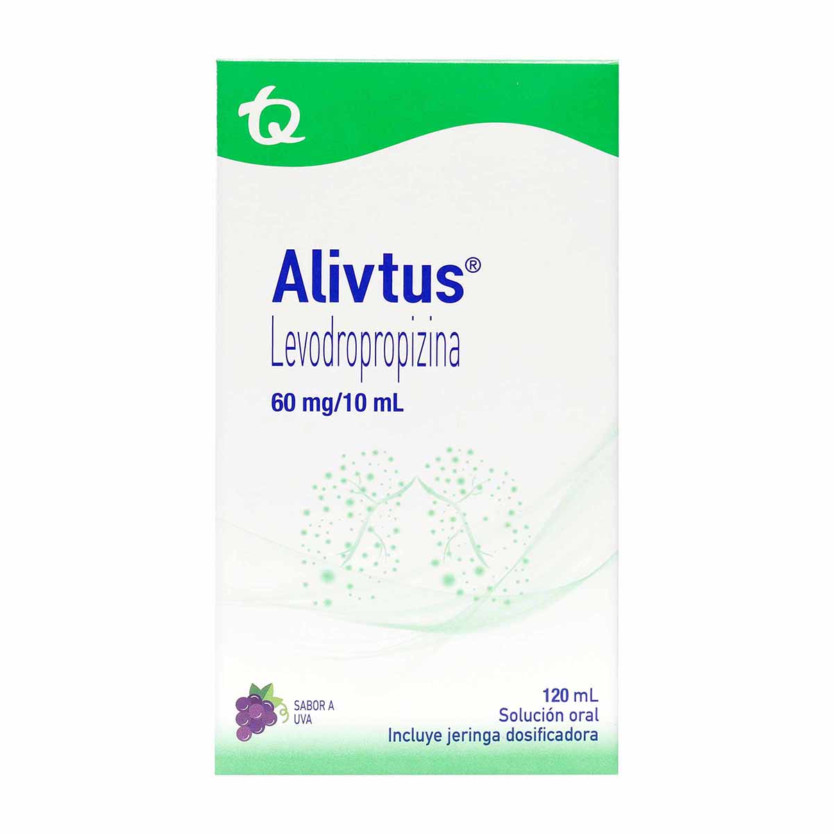 Solución Oral Alivtus Sabor a Uva Tecnoquímicas Caja x 120 Mililitros