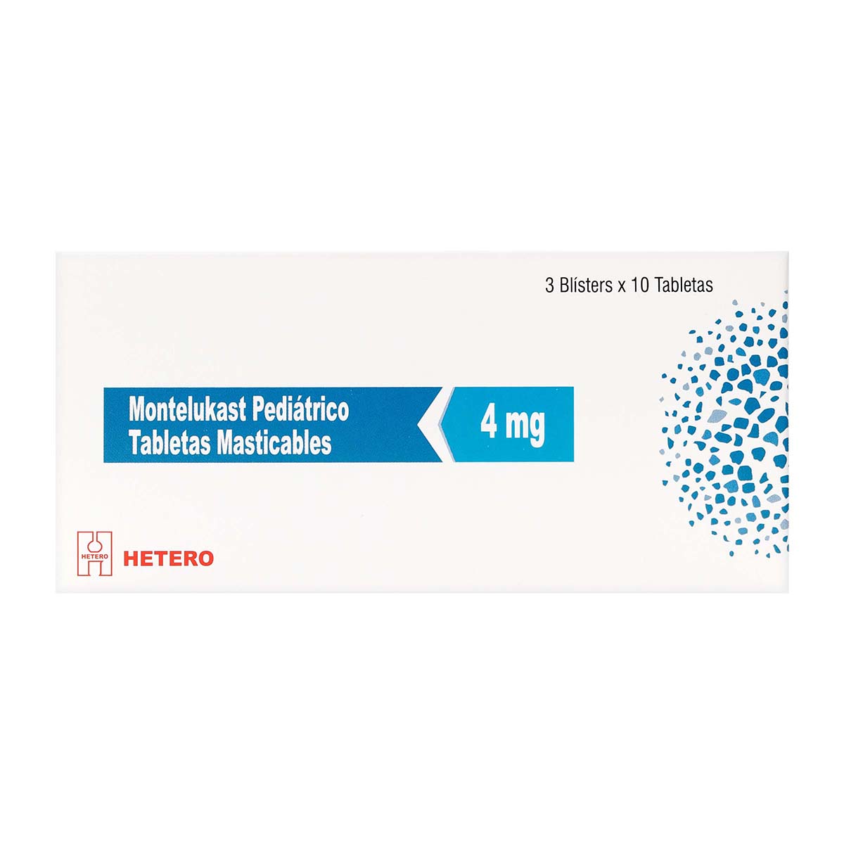 Montelukast Pediátrico 4 mg Seven Pharma Caja x 30 Tabletas