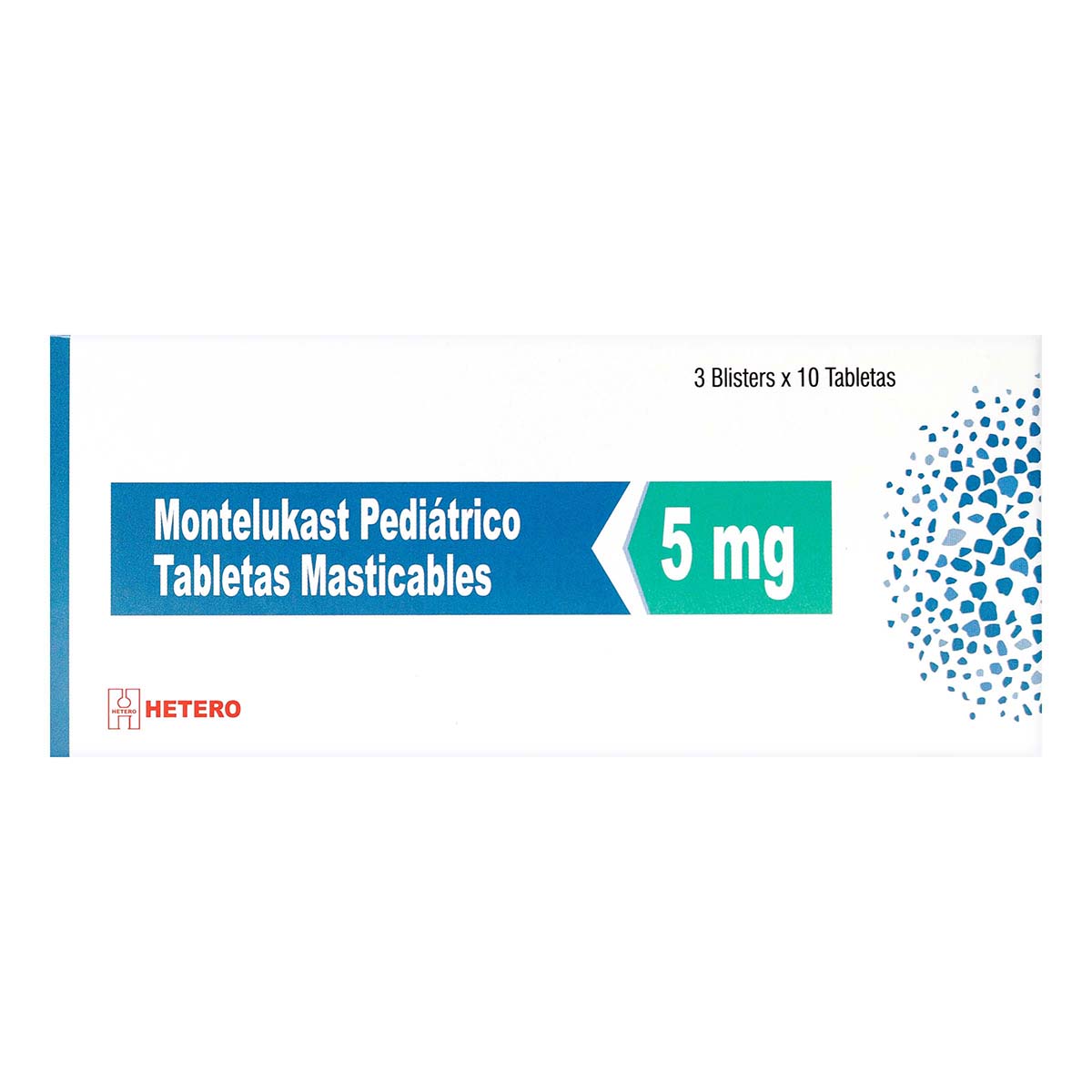 Montelukast Pediátrico 5 mg Seven Pharma Caja x 30 Tabletas