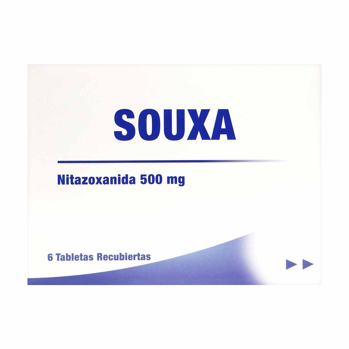 Souxa Nitazoxanida 500 mg Profma Caja x 6 Tabletas