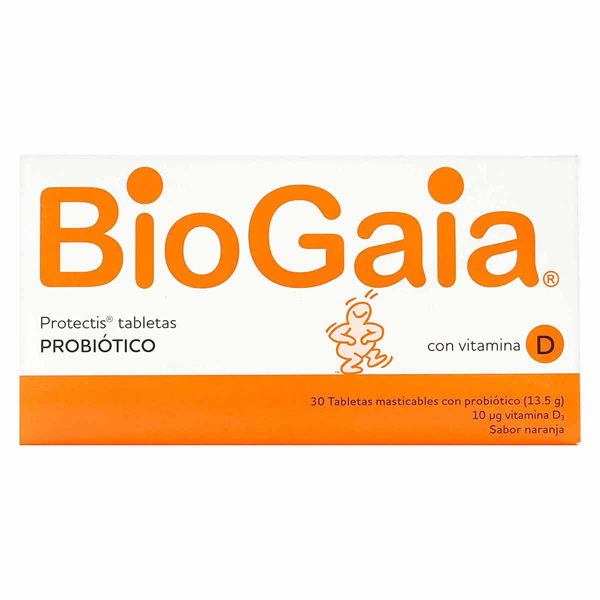 BioGaia Protectis Sabor a Naranja Caja x 30 Tabletas Masticables