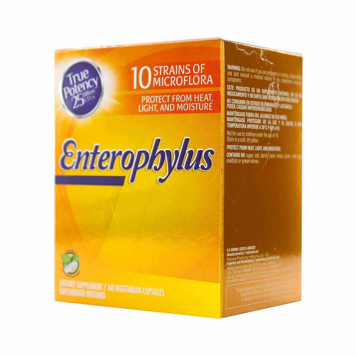 Enterophylus Healthy America Caja x 60 Cápsulas