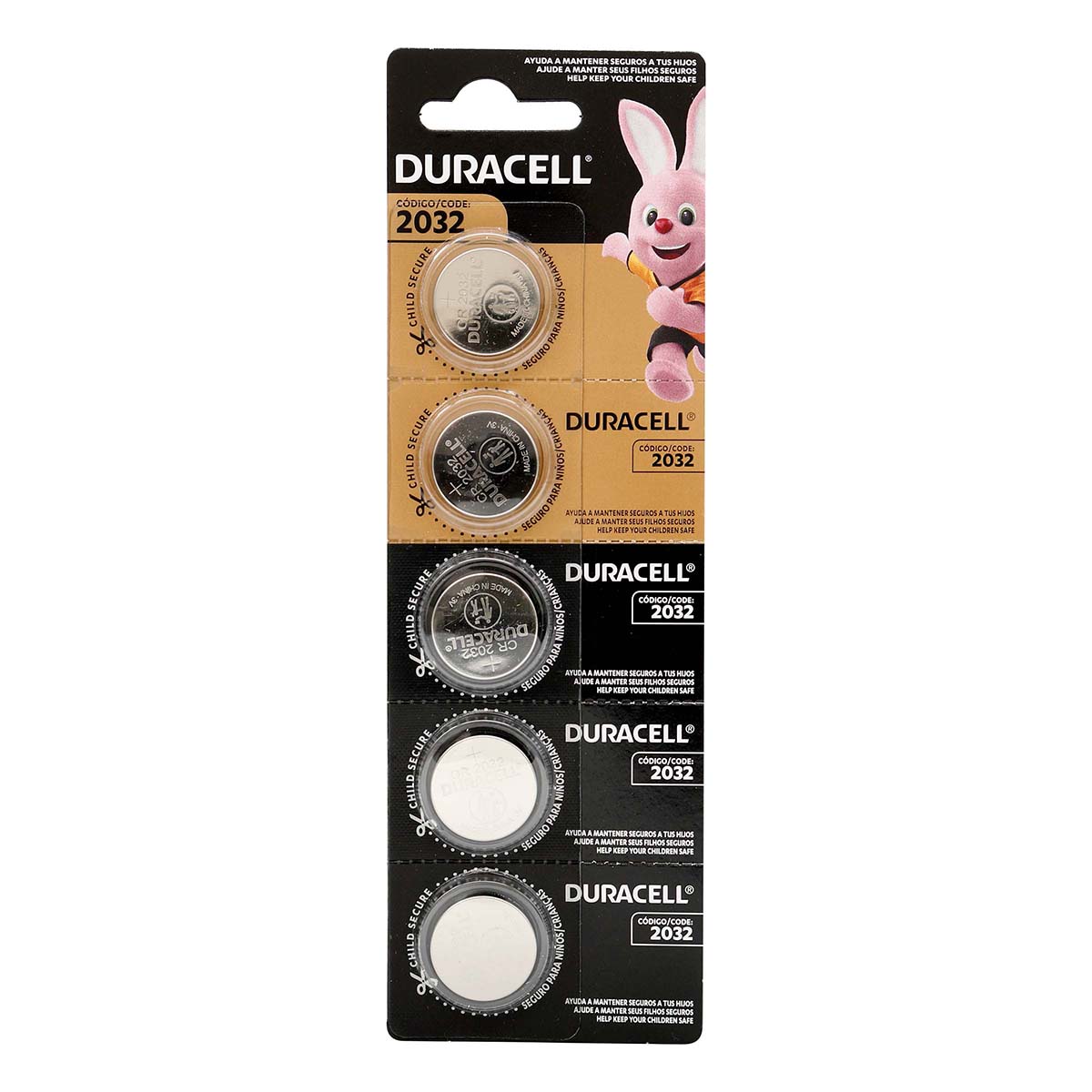 Litio Botón CR 2032 Duracell Blíster x 5 uds