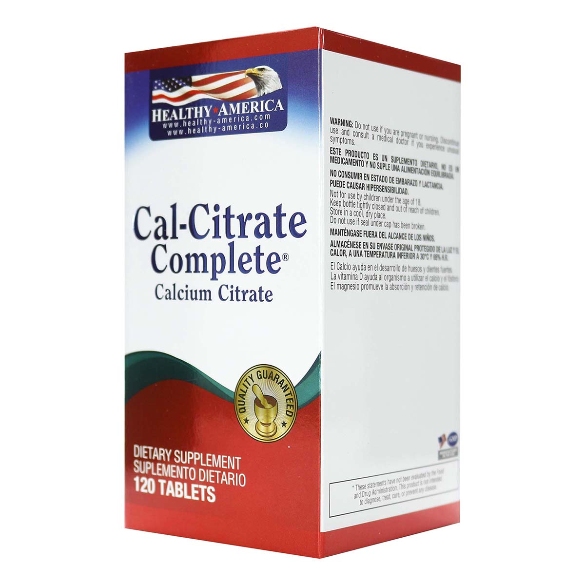 Cal-Citrate Complete Healthy America Caja x 120 Tabletas