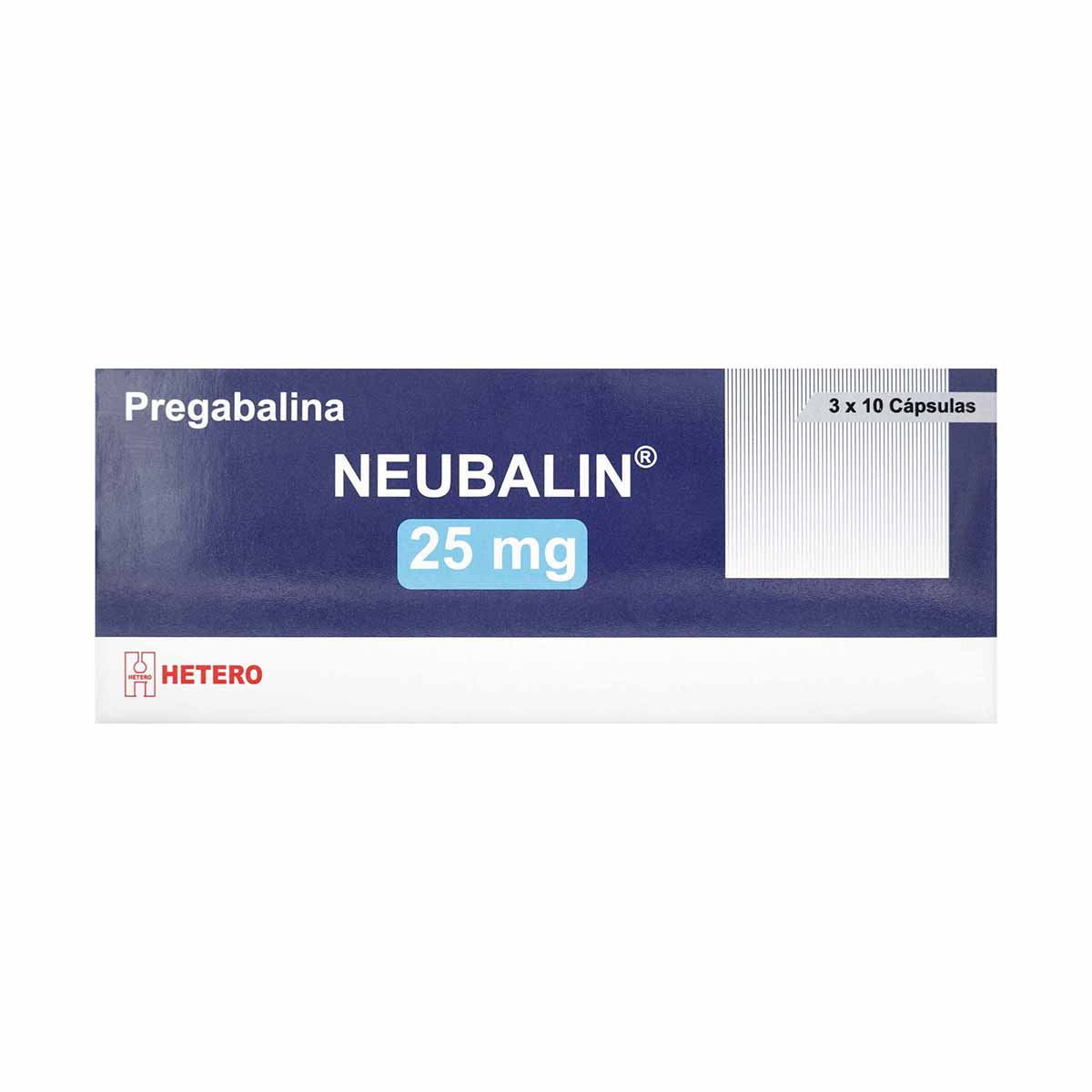 Neubalin 25 mg Seven Pharma Caja x 30 Cápsulas