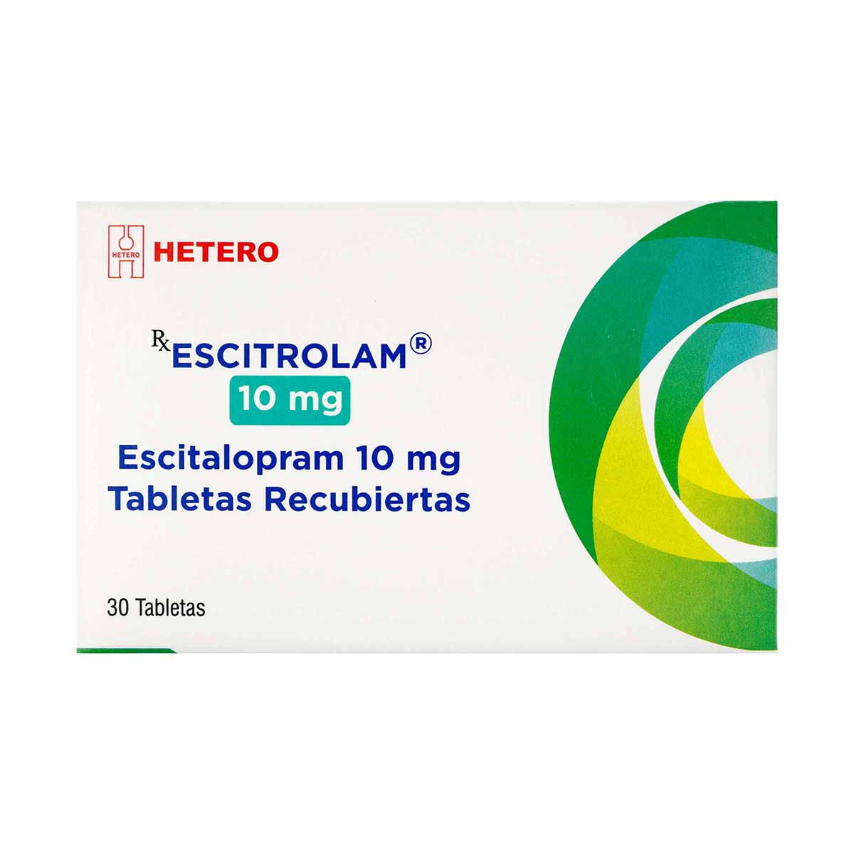 Escitrolam 10 mg Seven Pharma Caja x 30 Tabletas