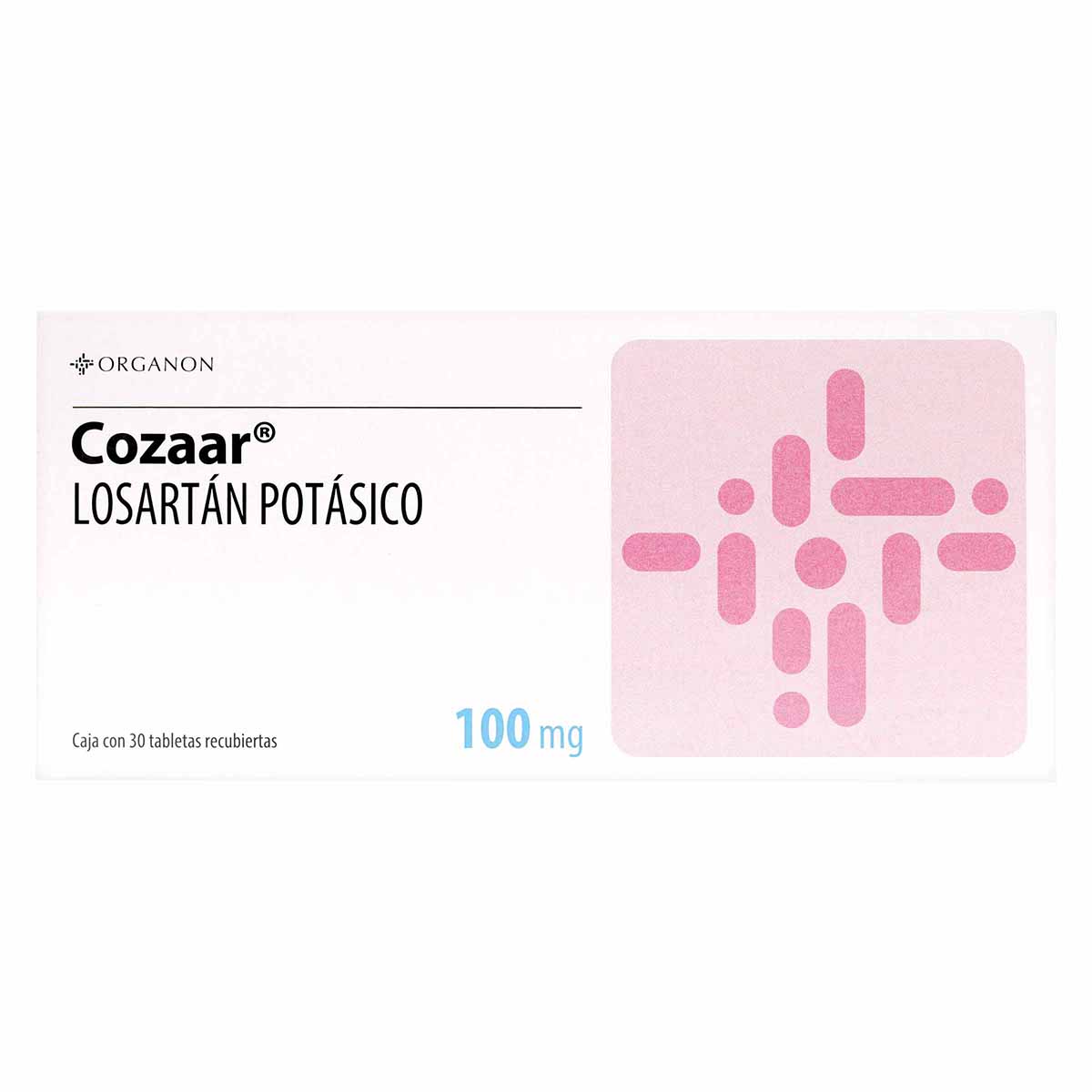 Cozaar 100 Mg Msd Caja X 30 Tabletas Recubiertas.