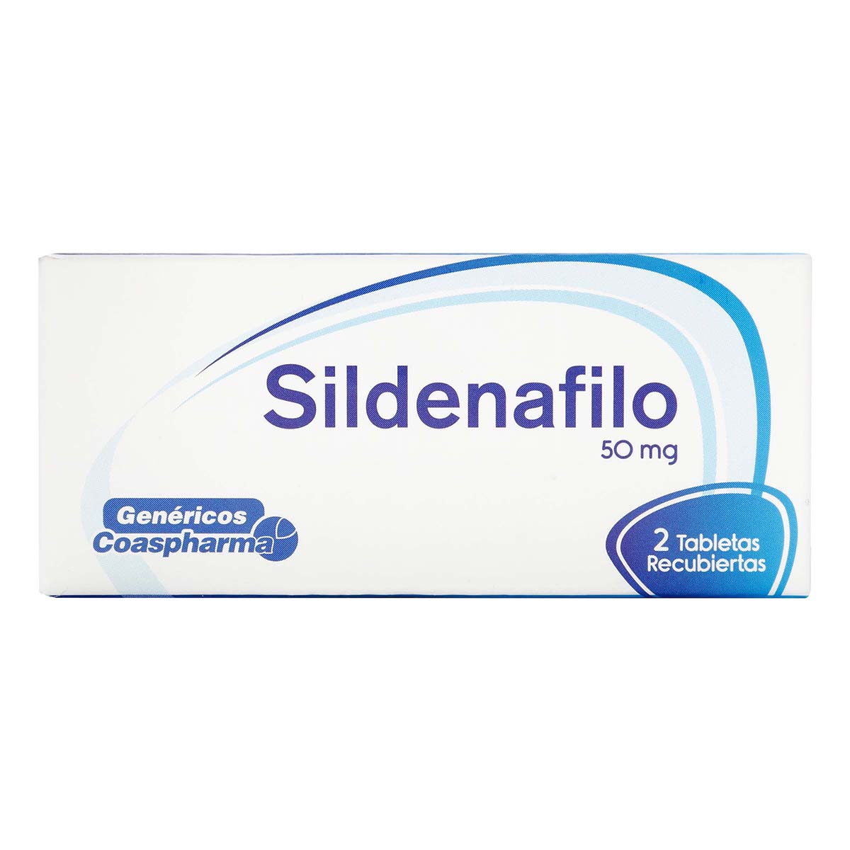 Sildenafil 50 mg Coaspharma Caja x 2 Tabletas