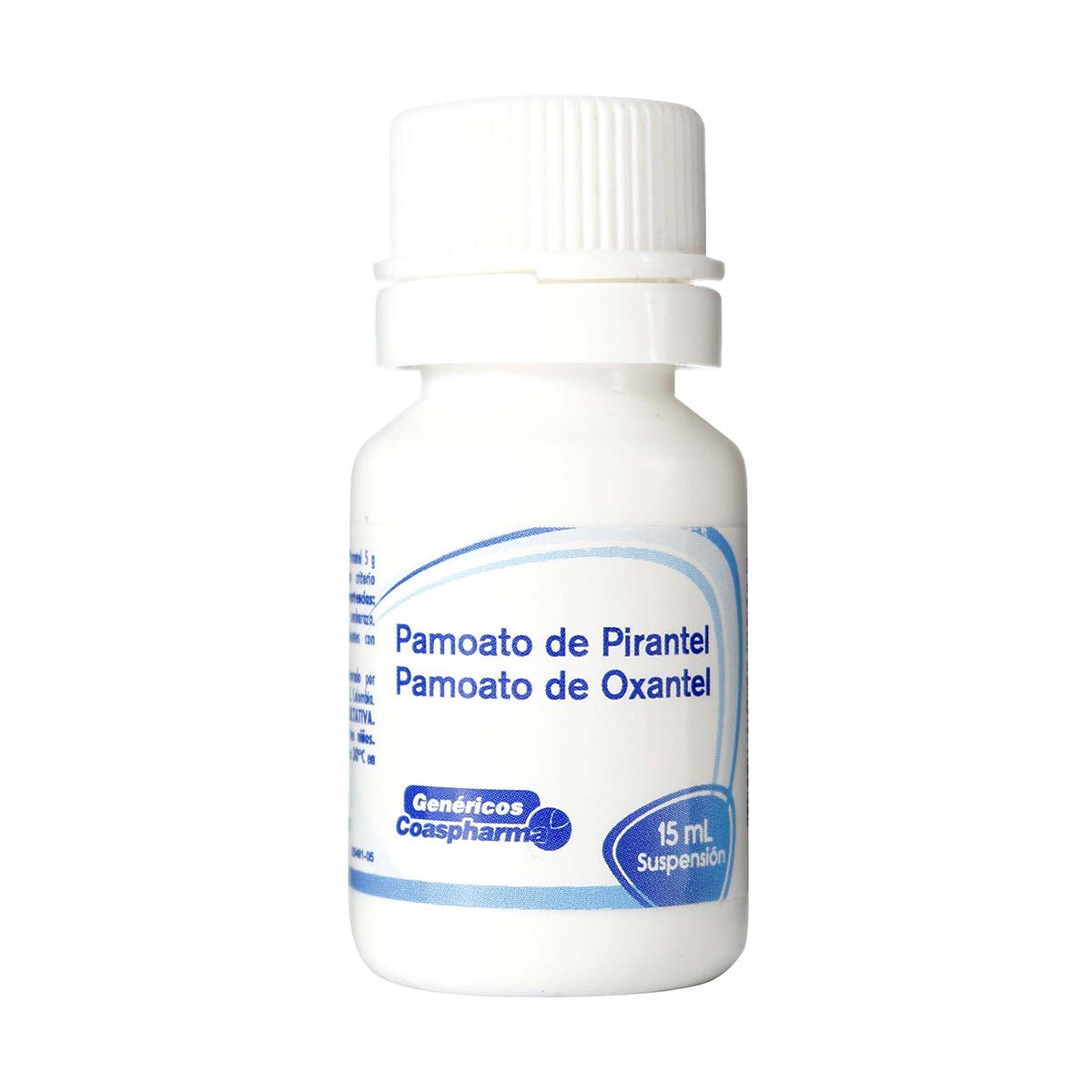 Pamoato de Pirantel Oxantel Suspensión Coaspharma Frasco x 15 Mililitros