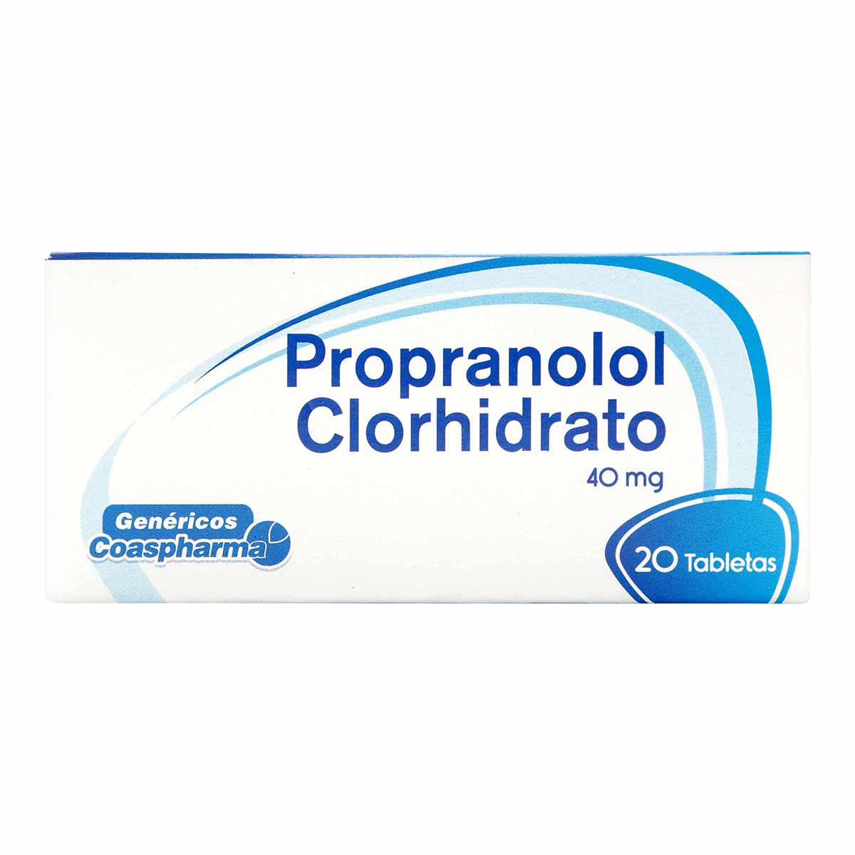 Propanolol Clorhidrato 40 mg Coaspharma Caja x 20 Tabletas