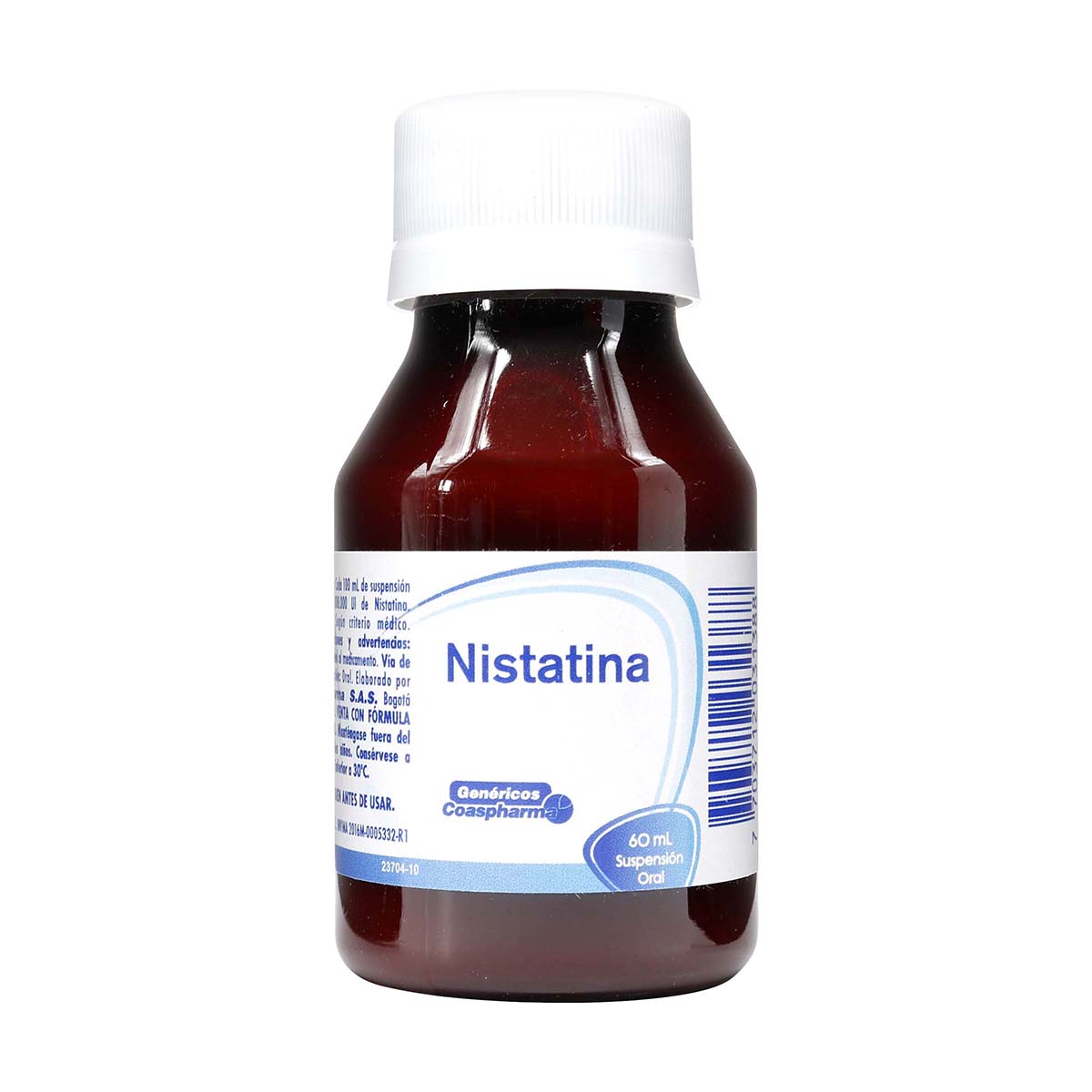 Nistatina Suspensión Oral Coaspharma Frasco x 60 Mililitros