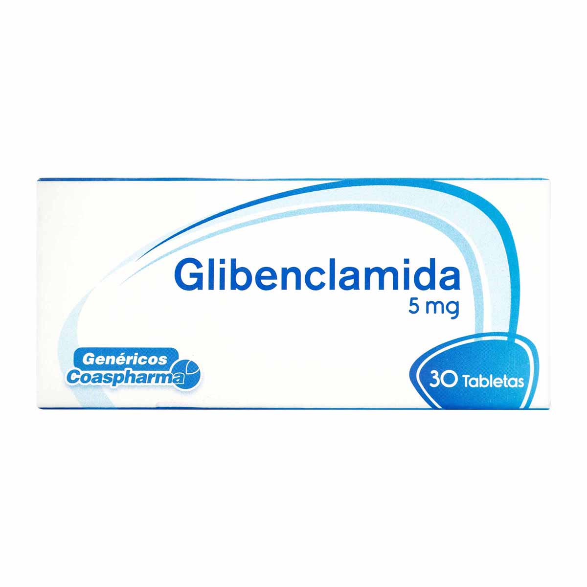 Glibenclamida 5 mg Coaspharma Caja x 30 Tabletas