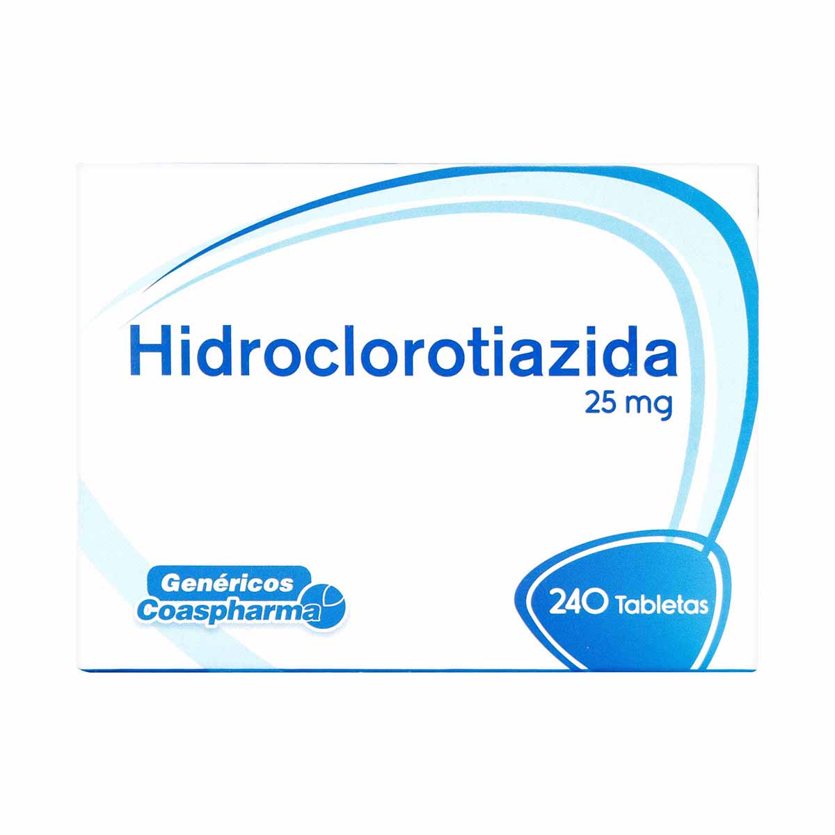 Hidroclorotiazida 25 mg Coaspharma Caja x 240 Tabletas