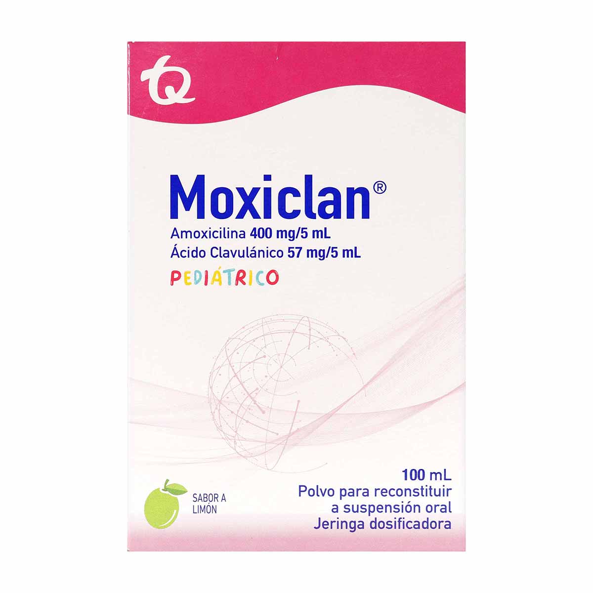 Polvo Para Suspensión Oral 400 mg Moxiclan Tecnoquímicas Caja x 100 Mililitros