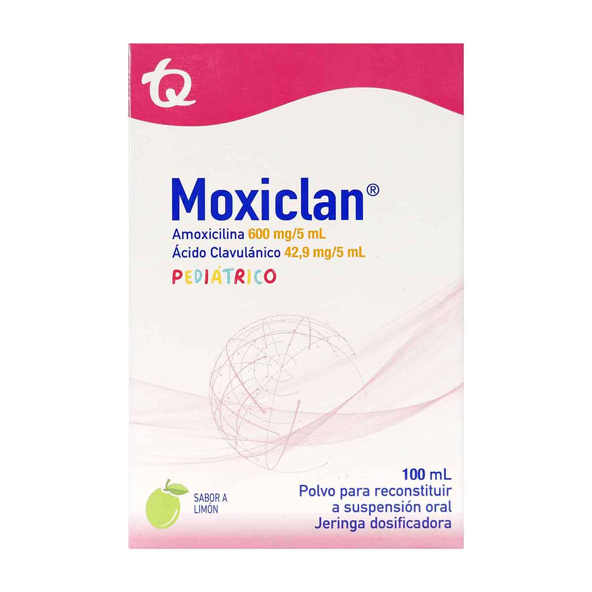Polvo Para Suspensión Oral 600 mg Moxiclan Tecnoquímicas Caja x 100 Mililitros