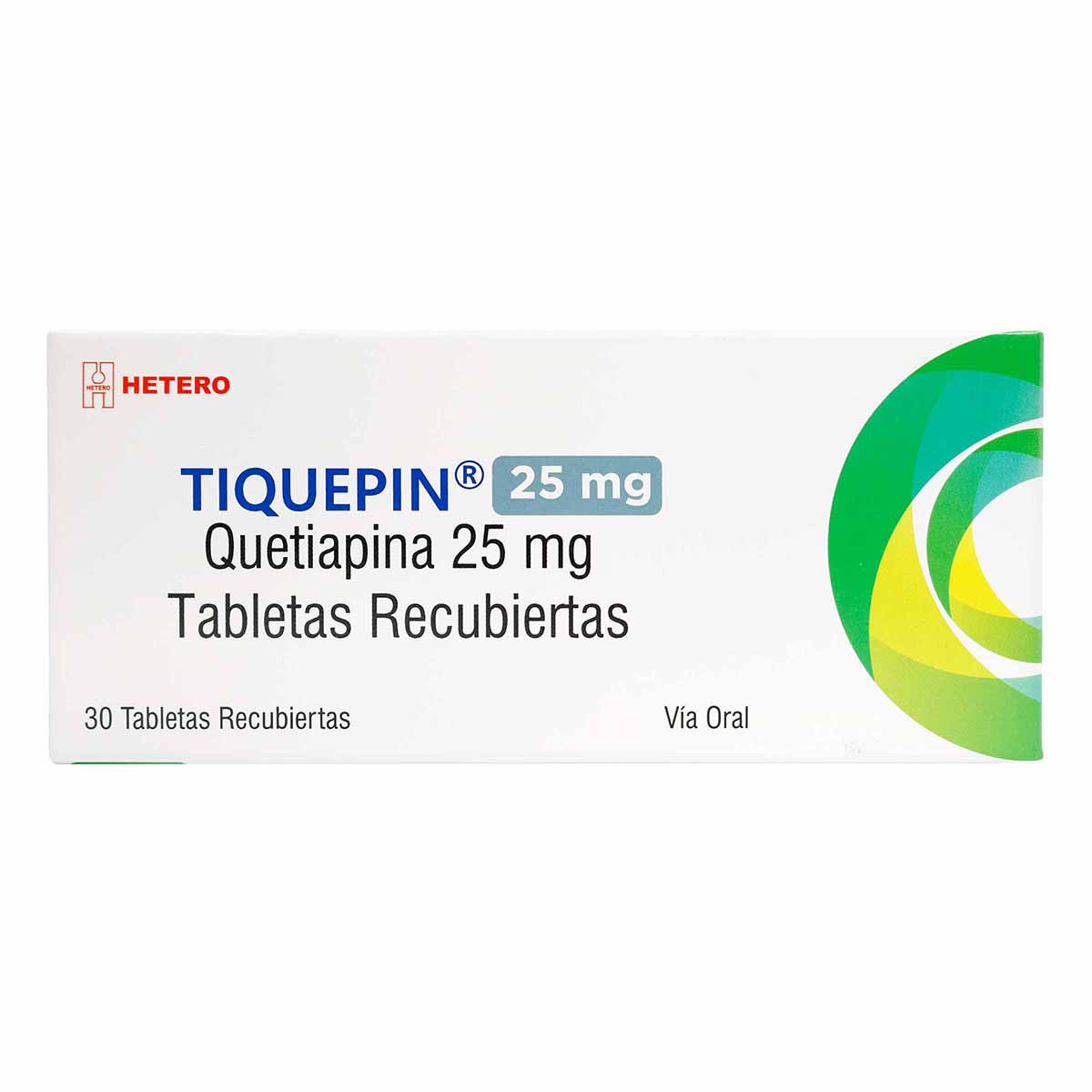 Tiquepin 25 mg Seven Pharma Caja x 30 Tabletas