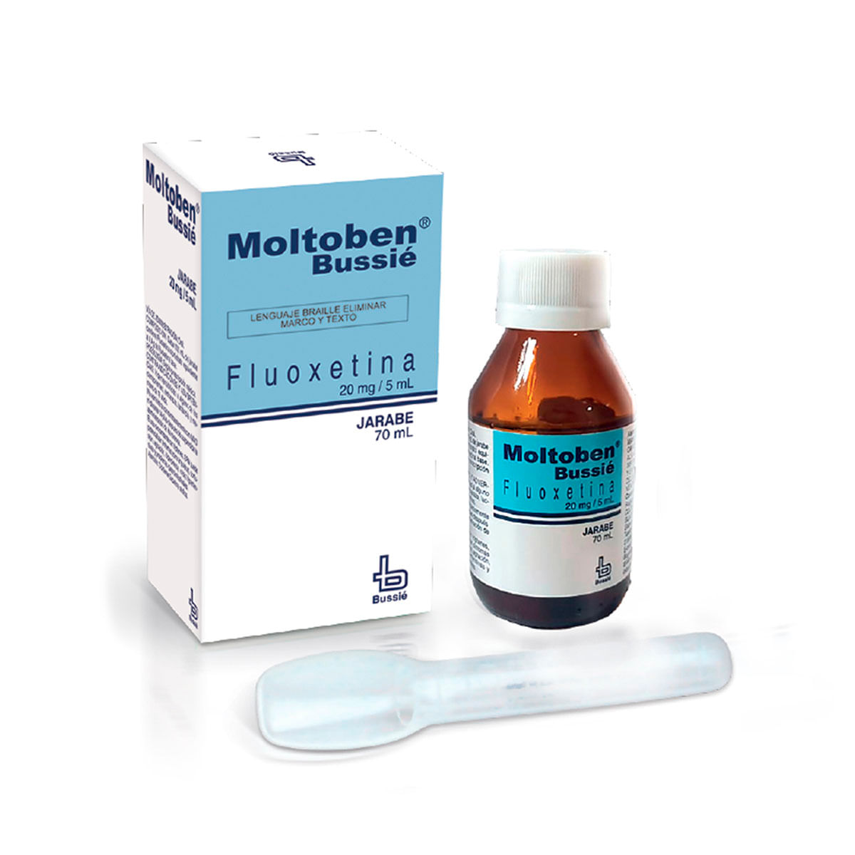 Jarabe Moltoben 20 Mg/5 Ml Bussié Frasco X 70 Ml.