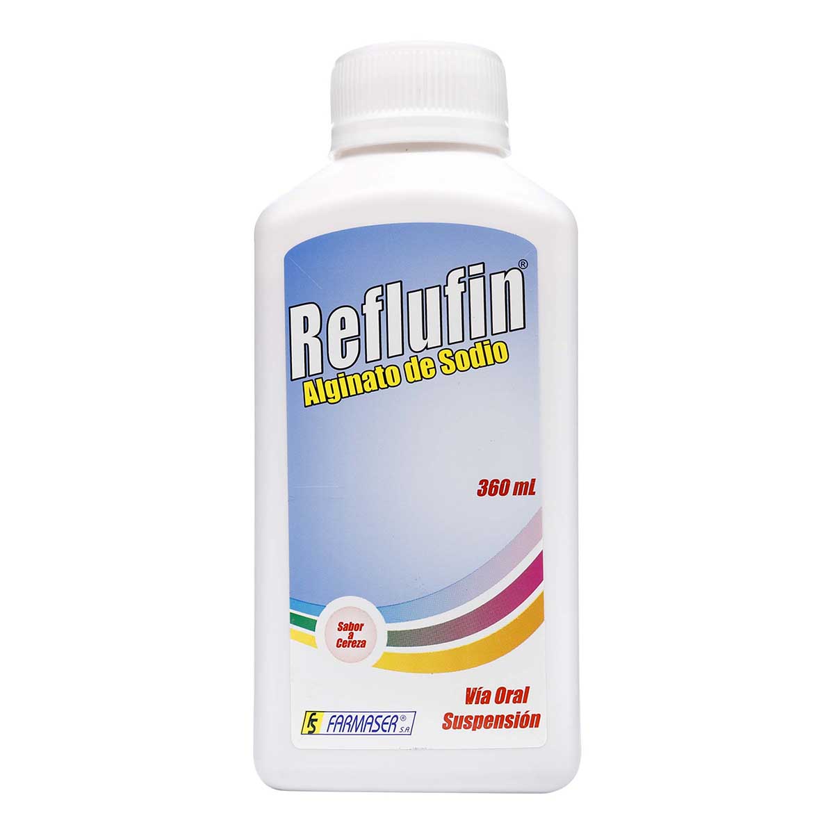 Suspensión Oral Reflufin Farmaser Cereza Frasco x 360 mL.