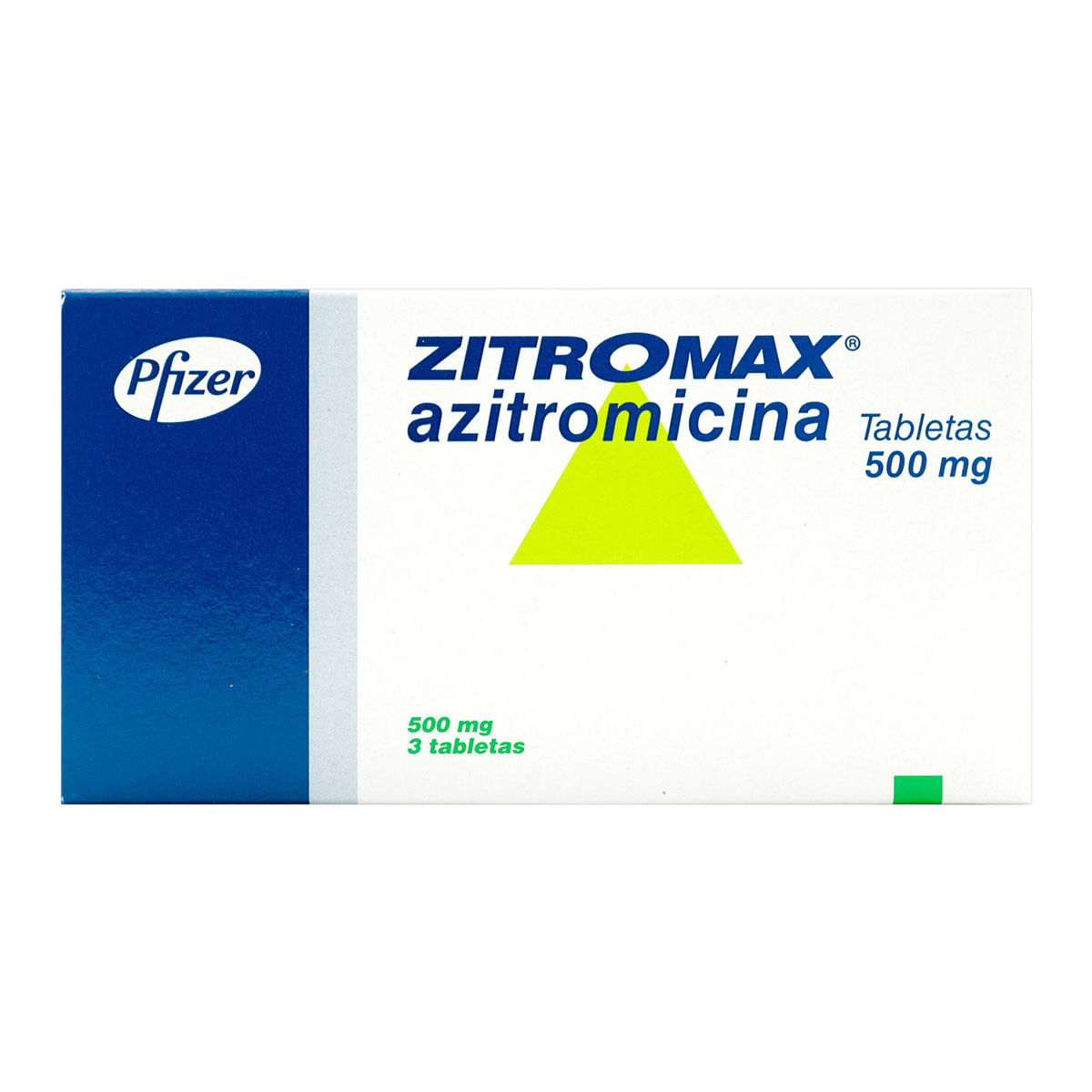 Zitromax 500 Mg Pfizer Caja X 3 Tabletas.