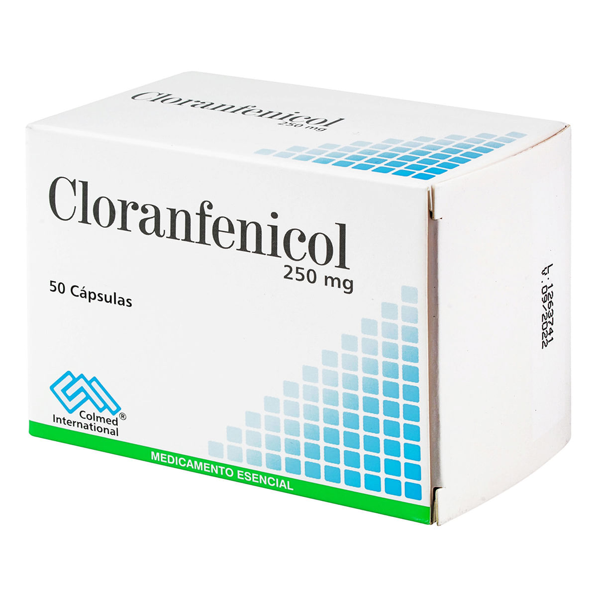 Cloranfenicol 250 Mg Colmed Caja X 50 Cápsulas.