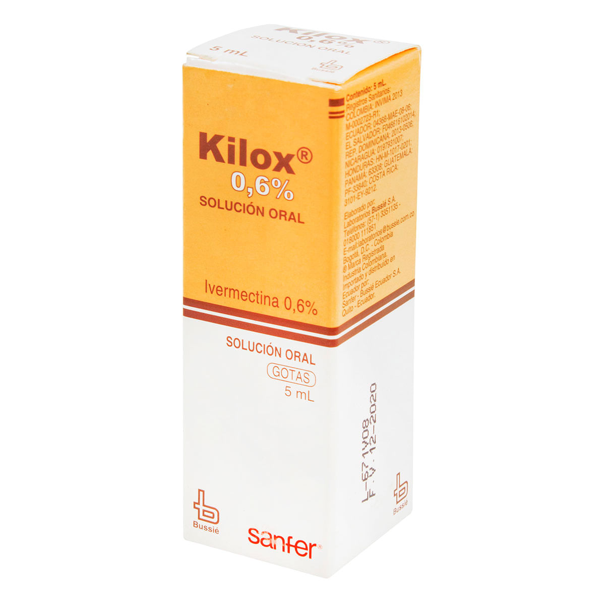 Solución Oral Kilox 0.6% Bussié Frasco x 5 mL