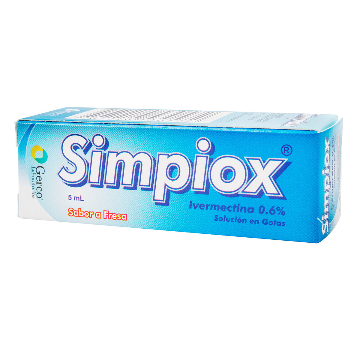 Solución Simpiox 0.6% Gerco Fresa Gotas Frasco X 5 Ml.